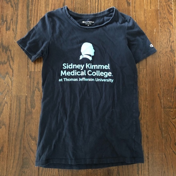 Champion Tops - Sidney Kimmel Medical College/Thomas Jefferson University Navy Blue/Blue T-Shirt